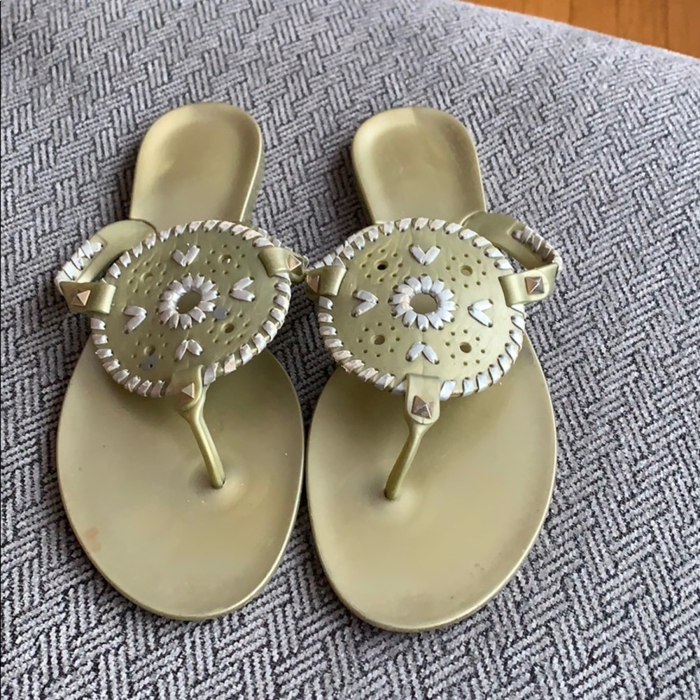 Rubber Jack Rogers Flip Flops